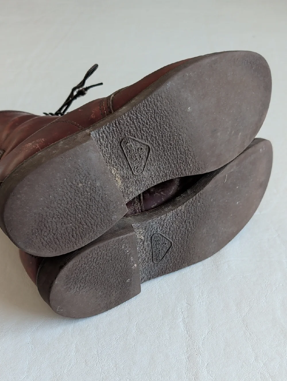 Vintage Red Wing Maroon Leather Lace Up 214 Work Boots 7 D